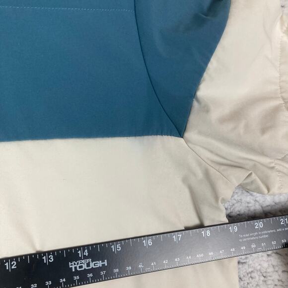 Kari Traa Siri 1/2 Zip Jacket Womens L White Blue Orange Zip Quilted Pullover - Picture 9 of 10